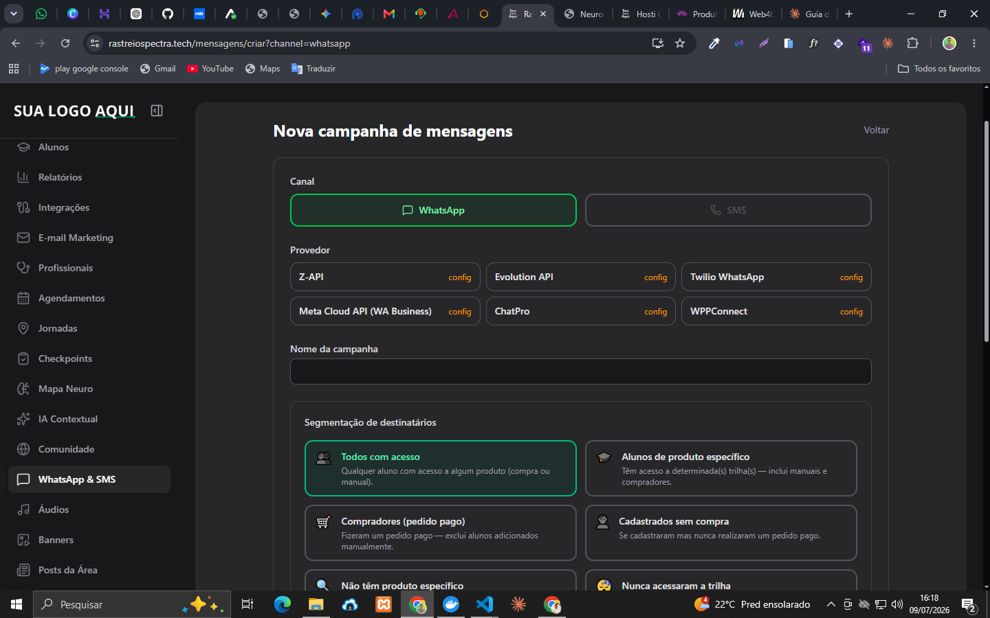 Campanha WhatsApp